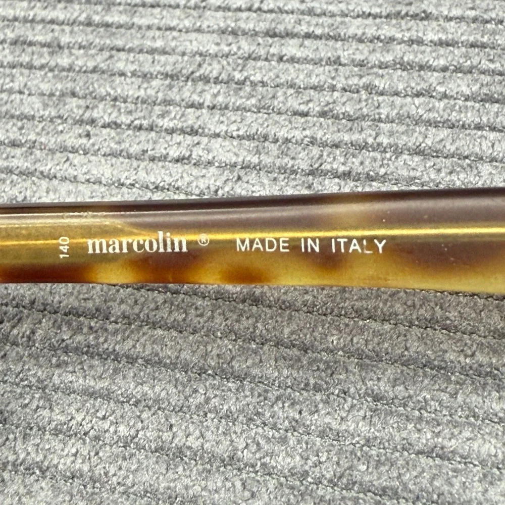 Marcolin Vintage Tortoise Gold Y2K Sunglasses Mod‎ 662 Col 891 Italy 51-20 140